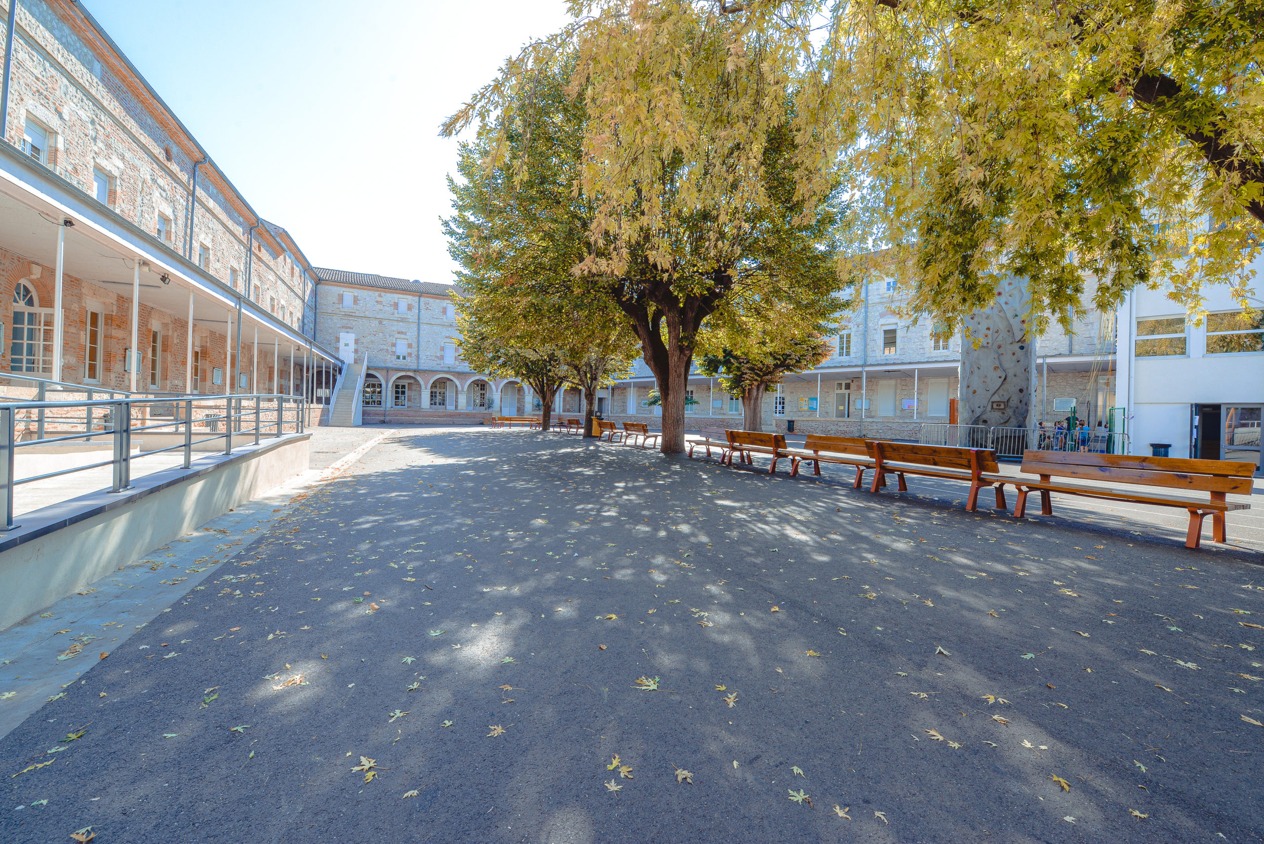 Élèves de 3e au collège