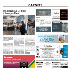 Lire la suite à propos de l’article Article Petit Bleu MR L EVEQUE